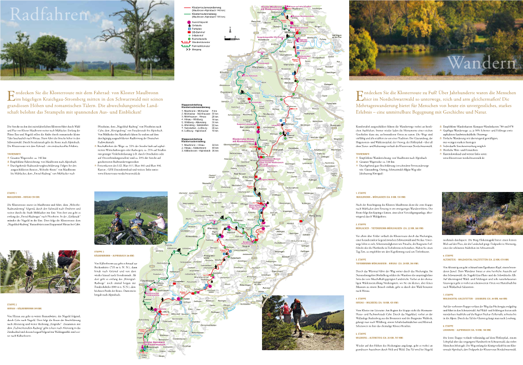 Entdecken Sie Die Klosterroute Mit Dem Fahrrad: Von Kloster Maulbronn