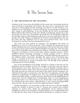 II. the Seven Sets