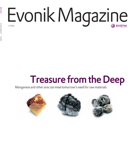 Evonik Magazine 1/2008 Editorial 3