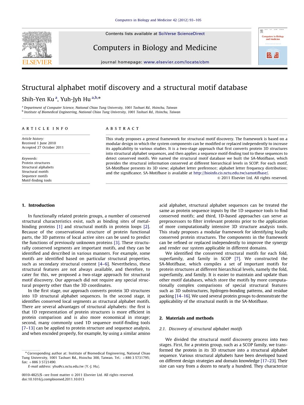 Structural Alphabet Motif Discovery and a Structural Motif Database