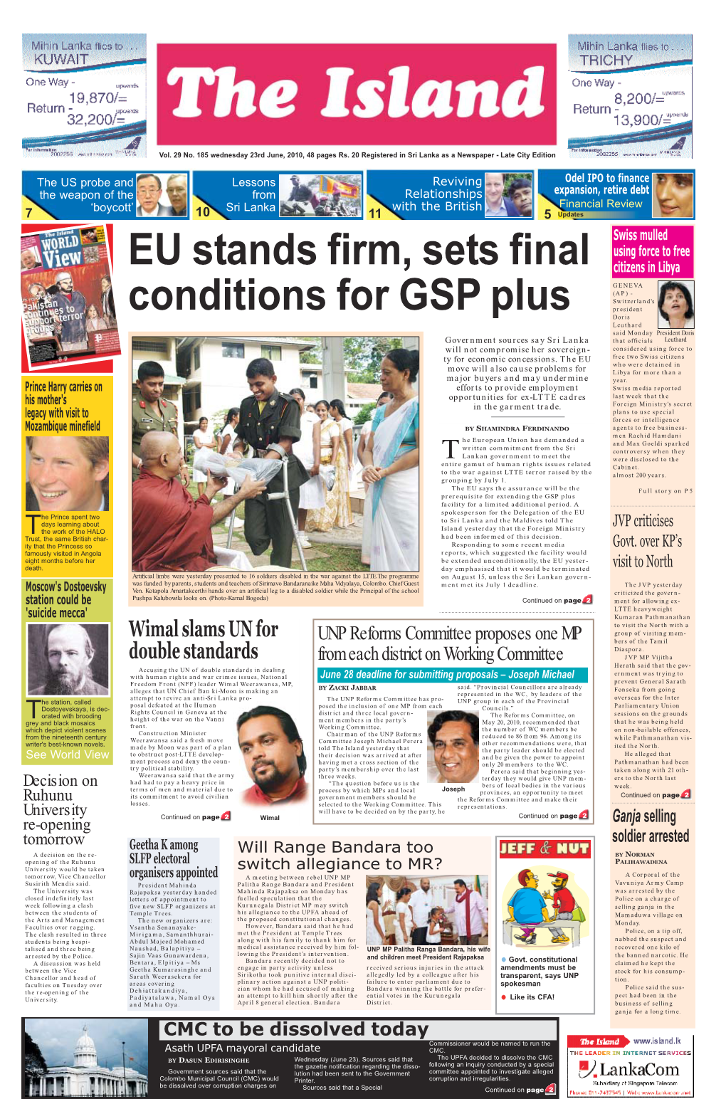 EU Stands Firm, Sets Final Conditions for GSP Plus