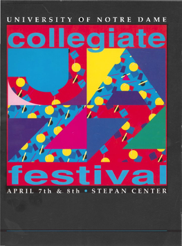 Notre Dame Collegiate Jazz Festival Program, 1989