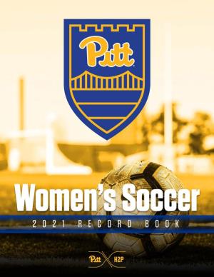 Pitt Women's Soccer Record Book #H2p