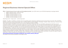 KCOM CARB Business Internet Offers