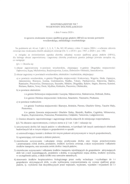 Rozporządzenie Nr 7 Wojewody Dolnośląskiego Z Dnia 9 Marca 2020 R. W Sprawie Zwalczania Wysoce Zjadliwej