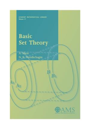Basic Set Theory