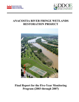 Anacostia River Fringe Wetlands Restoration Project