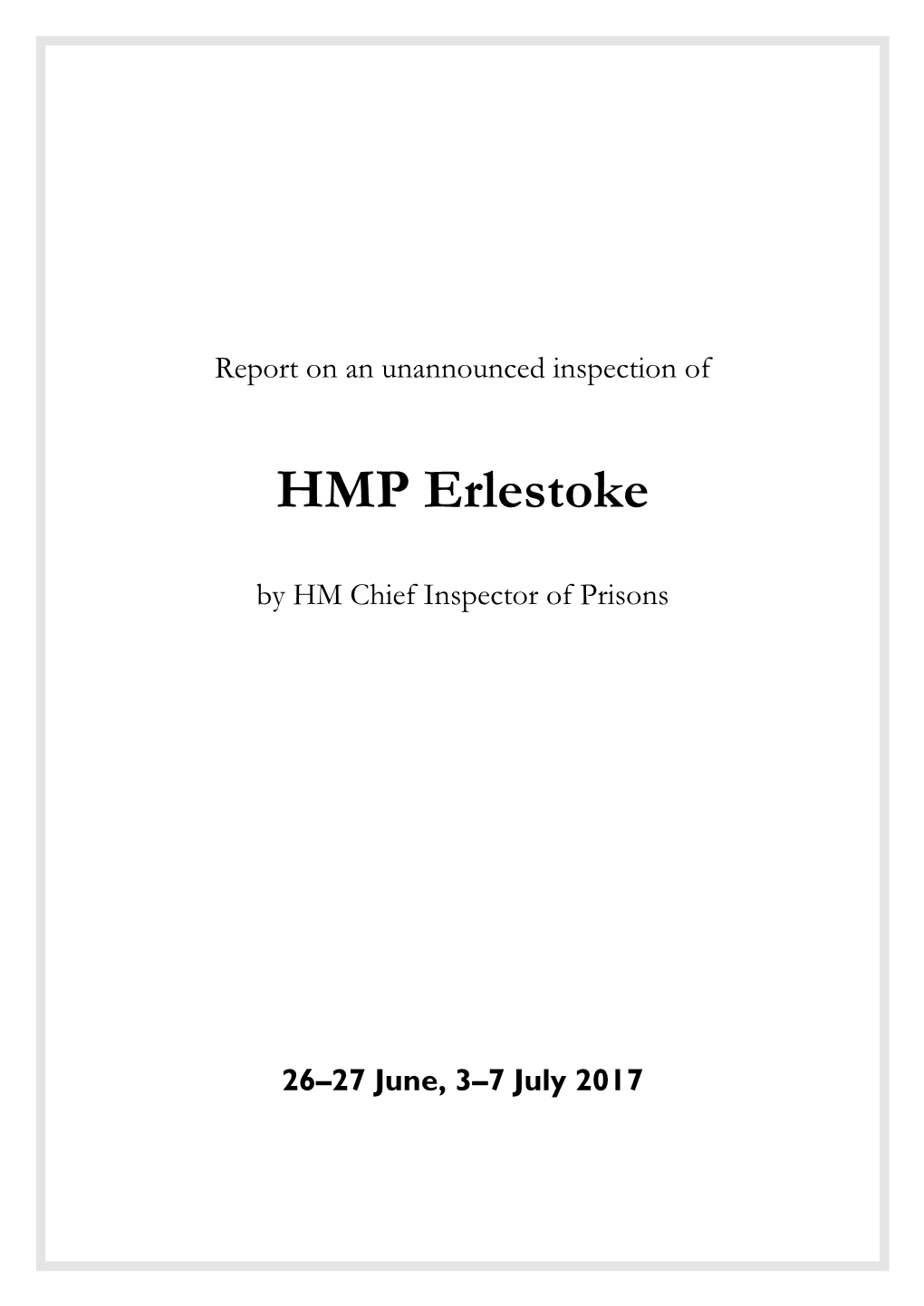 HMP Erlestoke