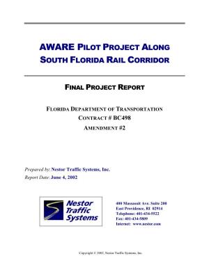 Aware Pilot Project Along South Florida Rail Corridor
