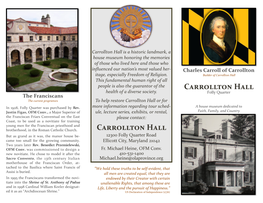 Carrolton Hall Brochure