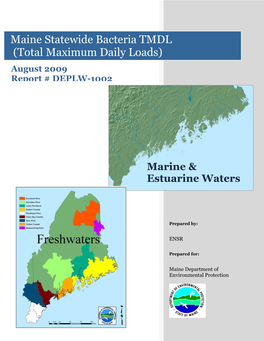 Maine Statewide Bacteria TMDL (Total Maximum Daily Loads)