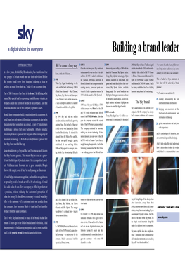 Building a Brand Leader