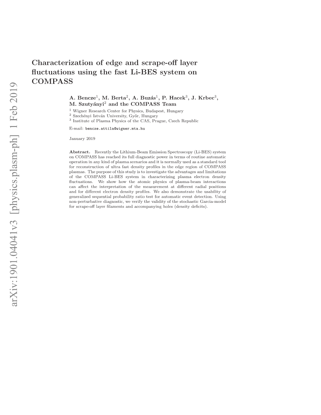 Arxiv:1901.04041V3 [Physics.Plasm-Ph]