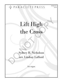 Lift High the Cross (Arr.)—PPM01327