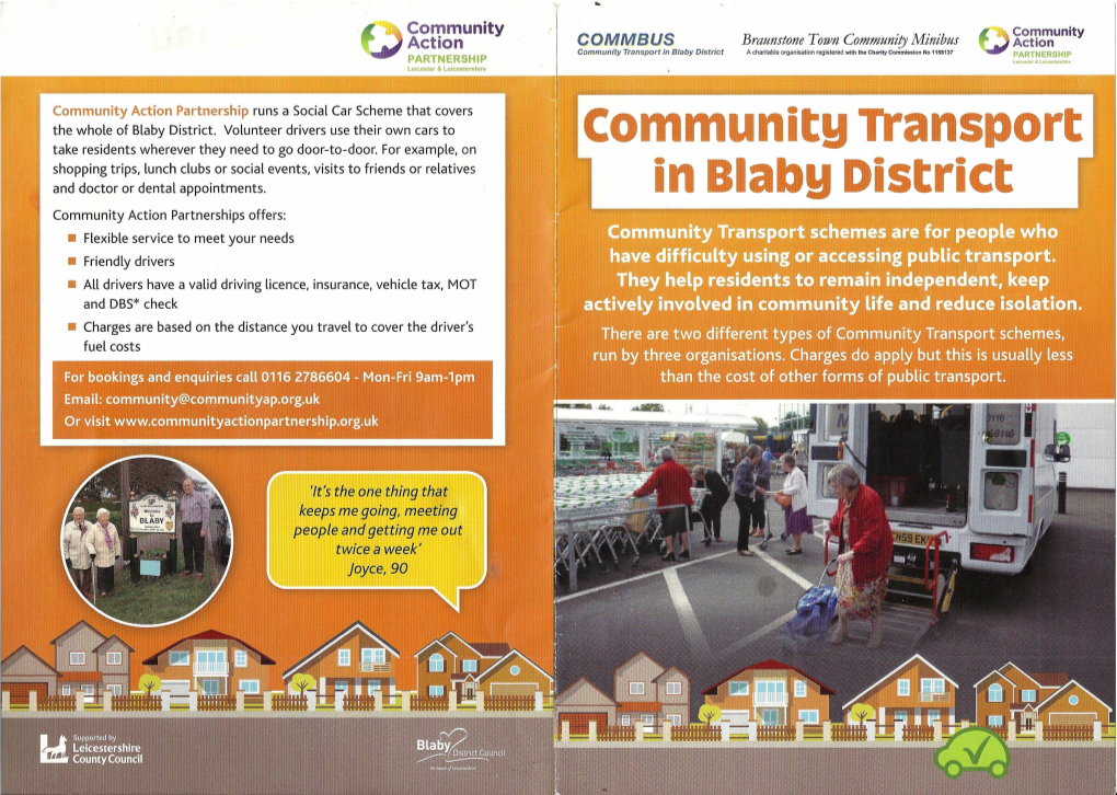 Community Transport in Blaby District