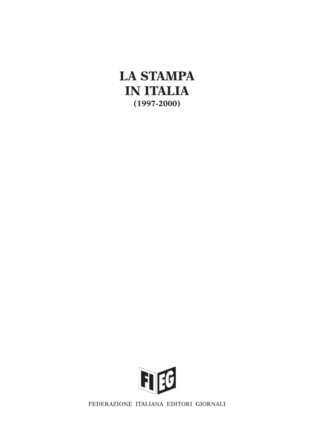 La Stampa in Italia (1997-2000)