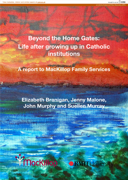 Beyond the Home Gates: Life After Growing up in Catholic Institutions