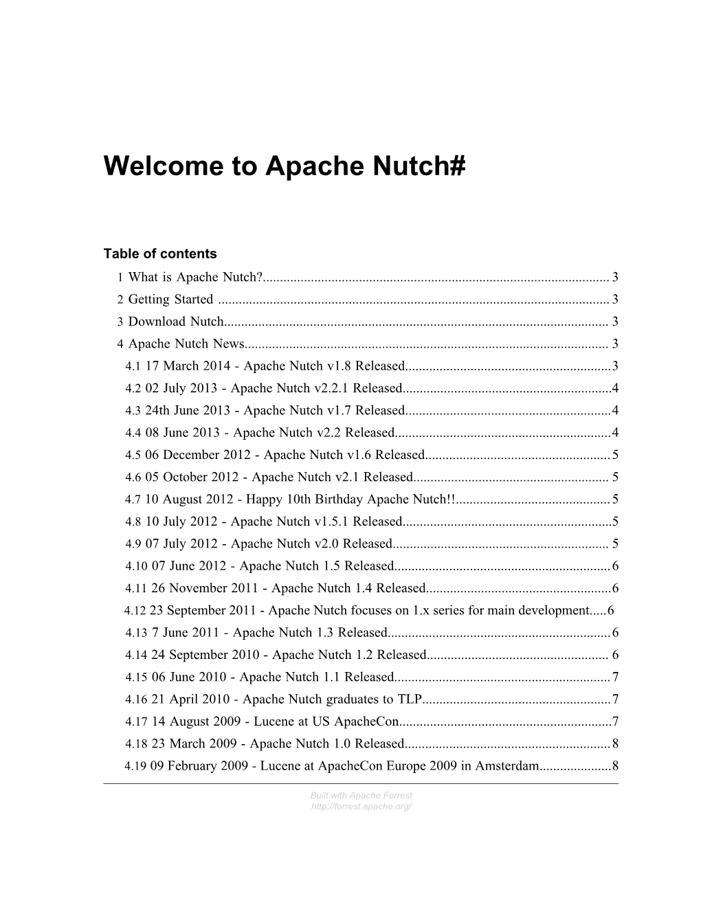Apache Nutch