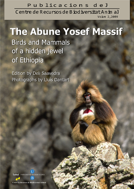 THE ABUNE YOSEF MASSIF: Birds and Mammals Ofa Hidden Jewel of Ethiopia