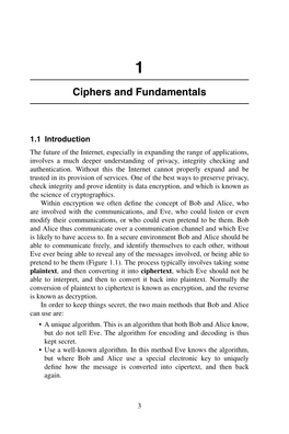 Ciphers and Fundamentals
