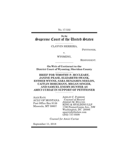Amicus Brief of Timothy P. Mccleary
