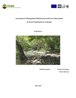 Assessment of Management Effectiveness and Law Enforcement