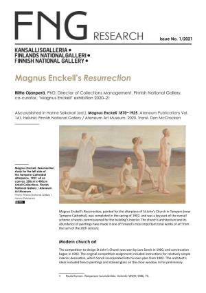 Magnus Enckell's Resurrection