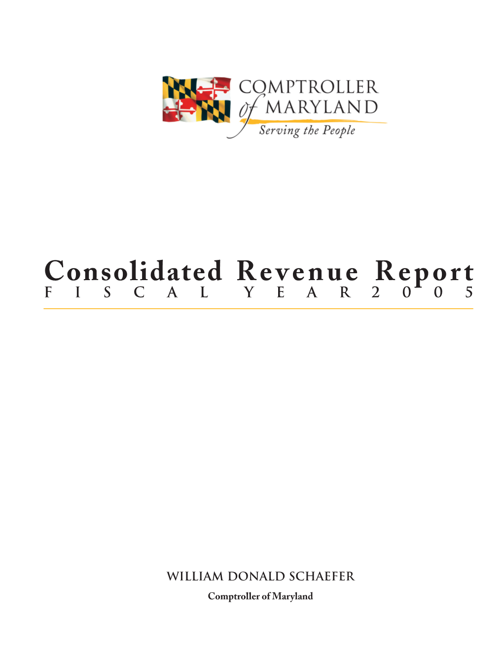 Consolidated Revenue Report Fiscal Year2005