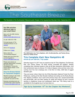 Trio Complete Their New Hampshire 48 Breeze.Editor@Amcsem.Org
