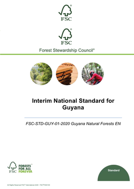 Interim National Standard for Guyana