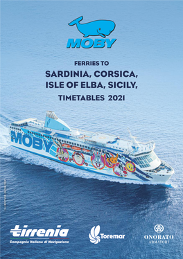 Sardinia, Corsica, Isle of Elba, Sicily, Timetables 2021 1 2 0 2 / 6 0 / 2 2