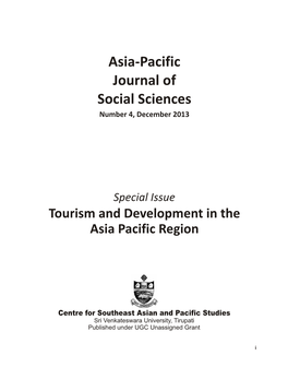 Toursim and Development in the Asia-Pacific Region