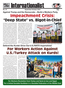 Impeachment Crisis: “Deep State” Vs