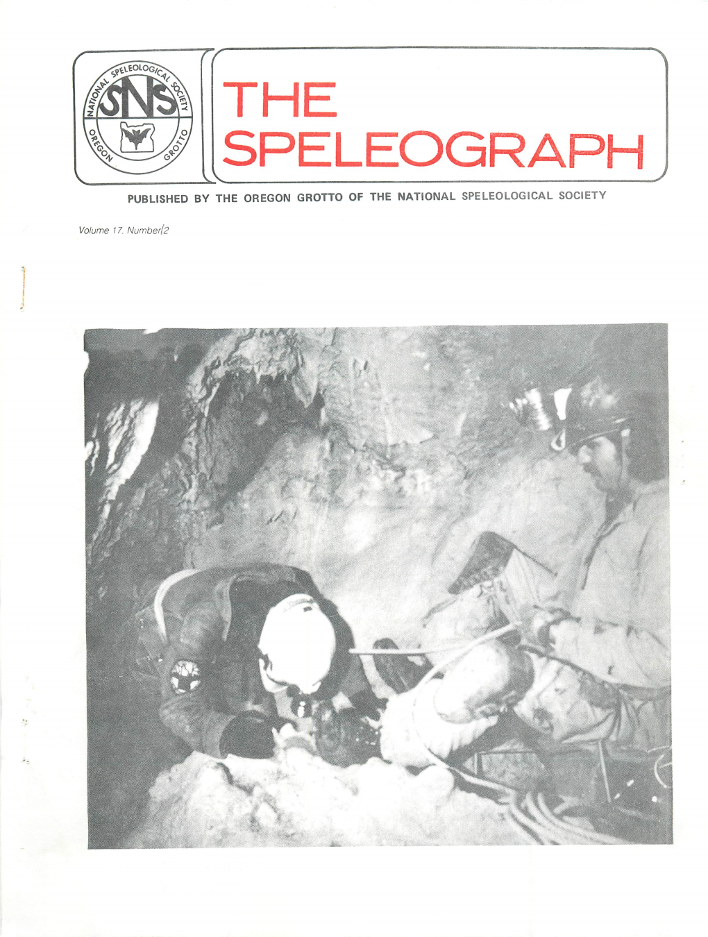 Published by the Oregon Grotto of the National Speleological Society