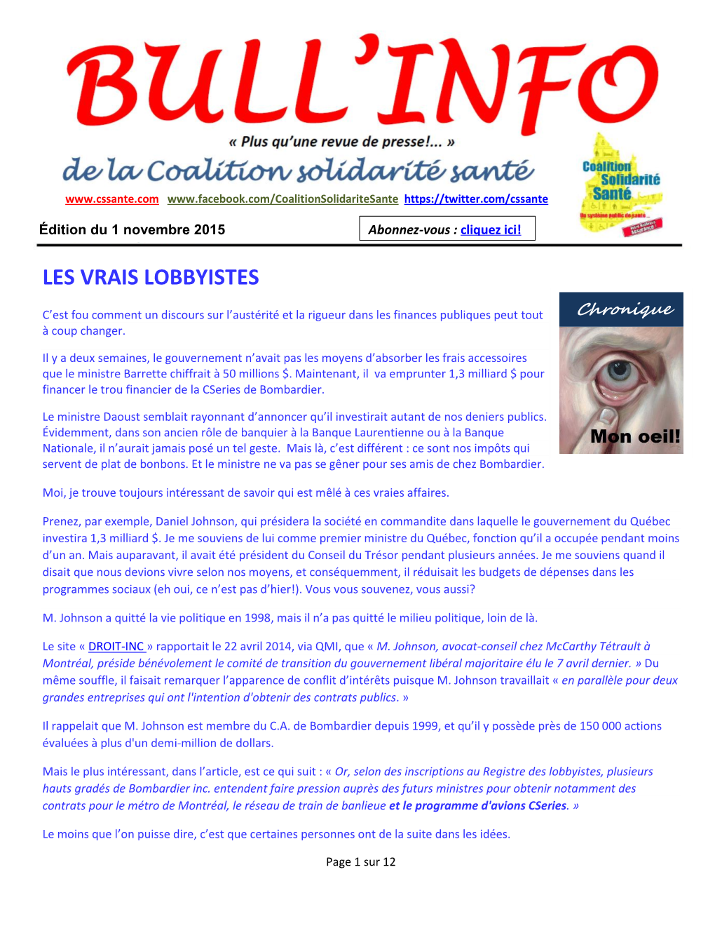 Les Vrais Lobbyistes