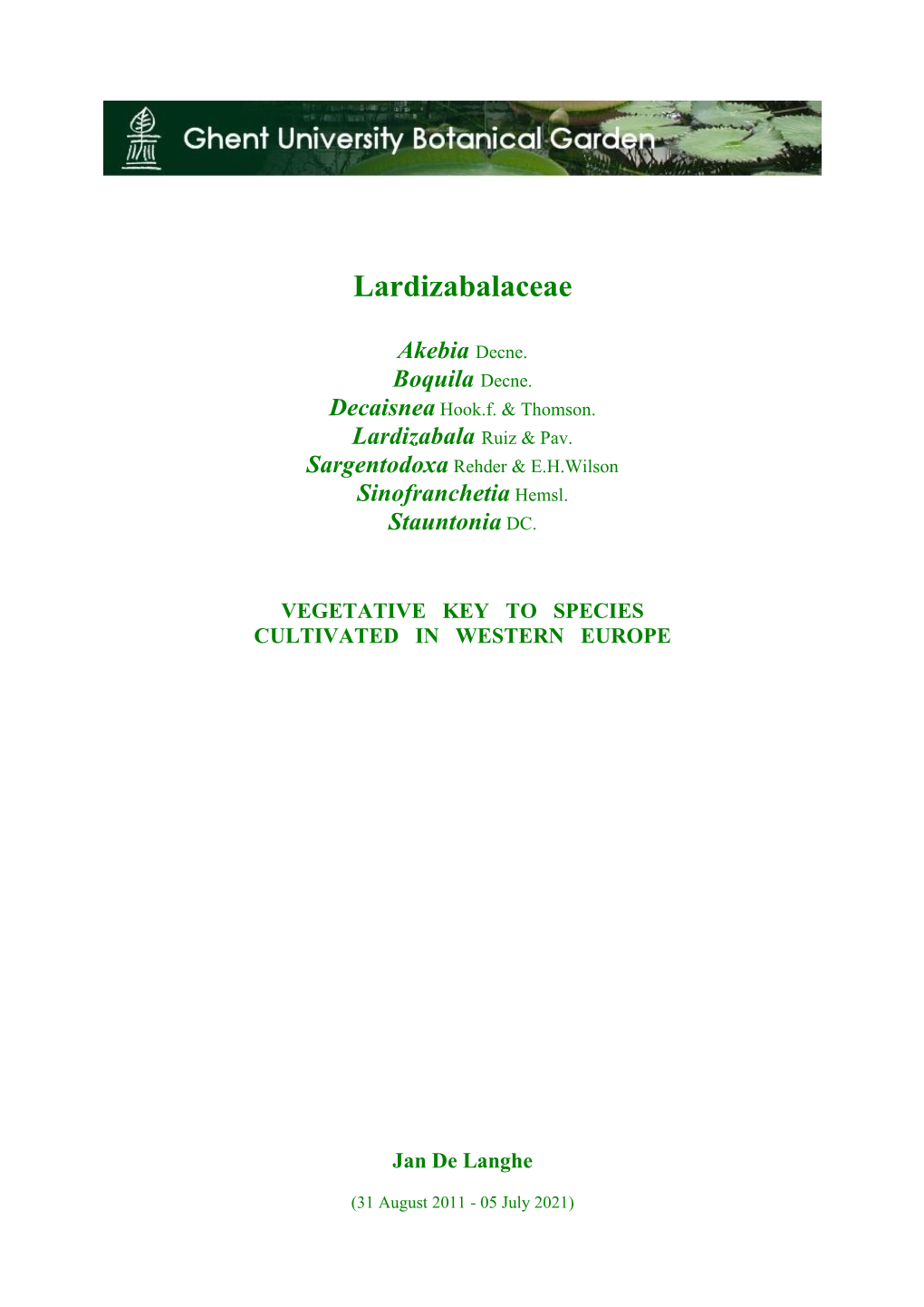 Lardizabalaceae