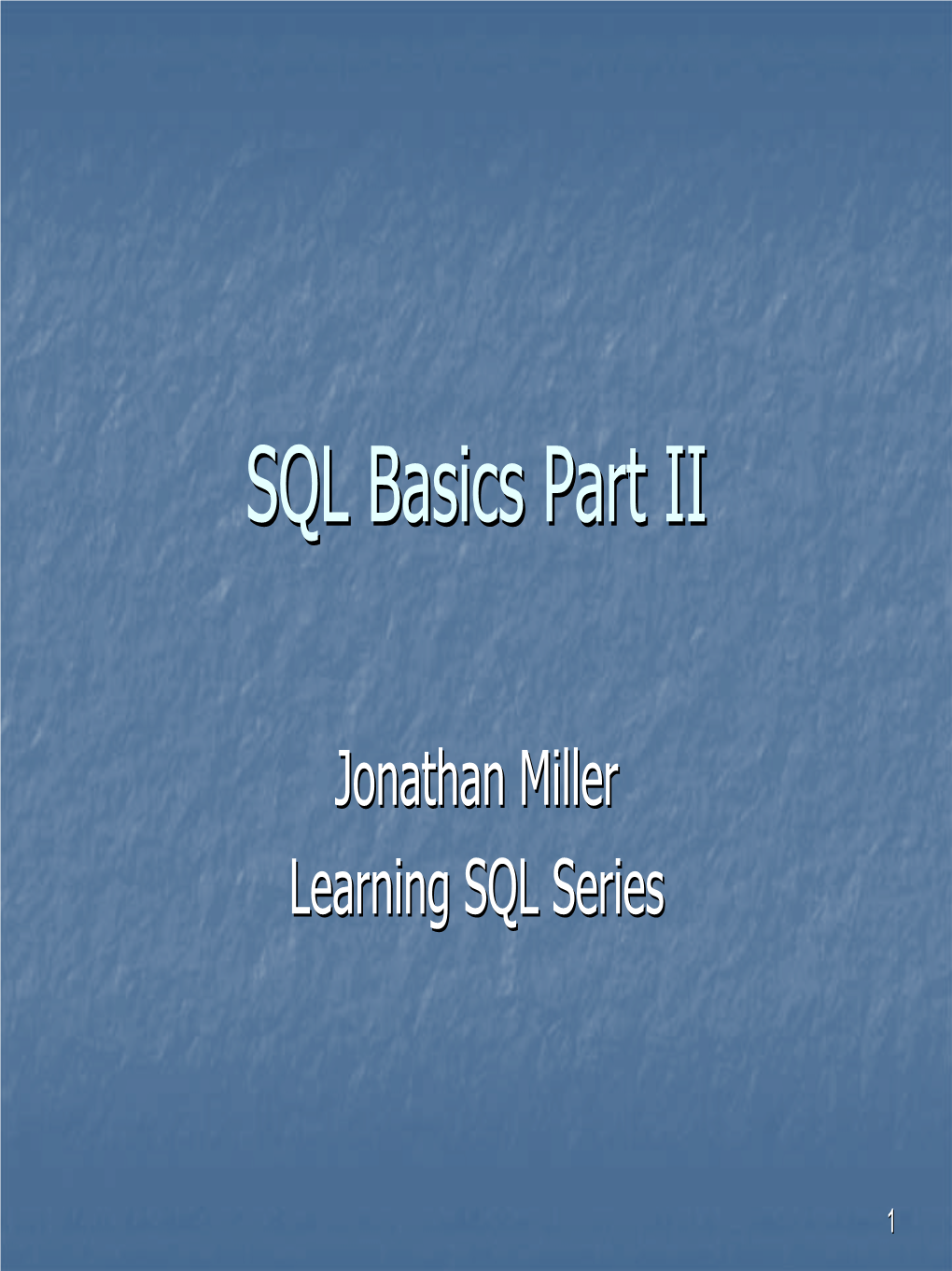 SQL Functions