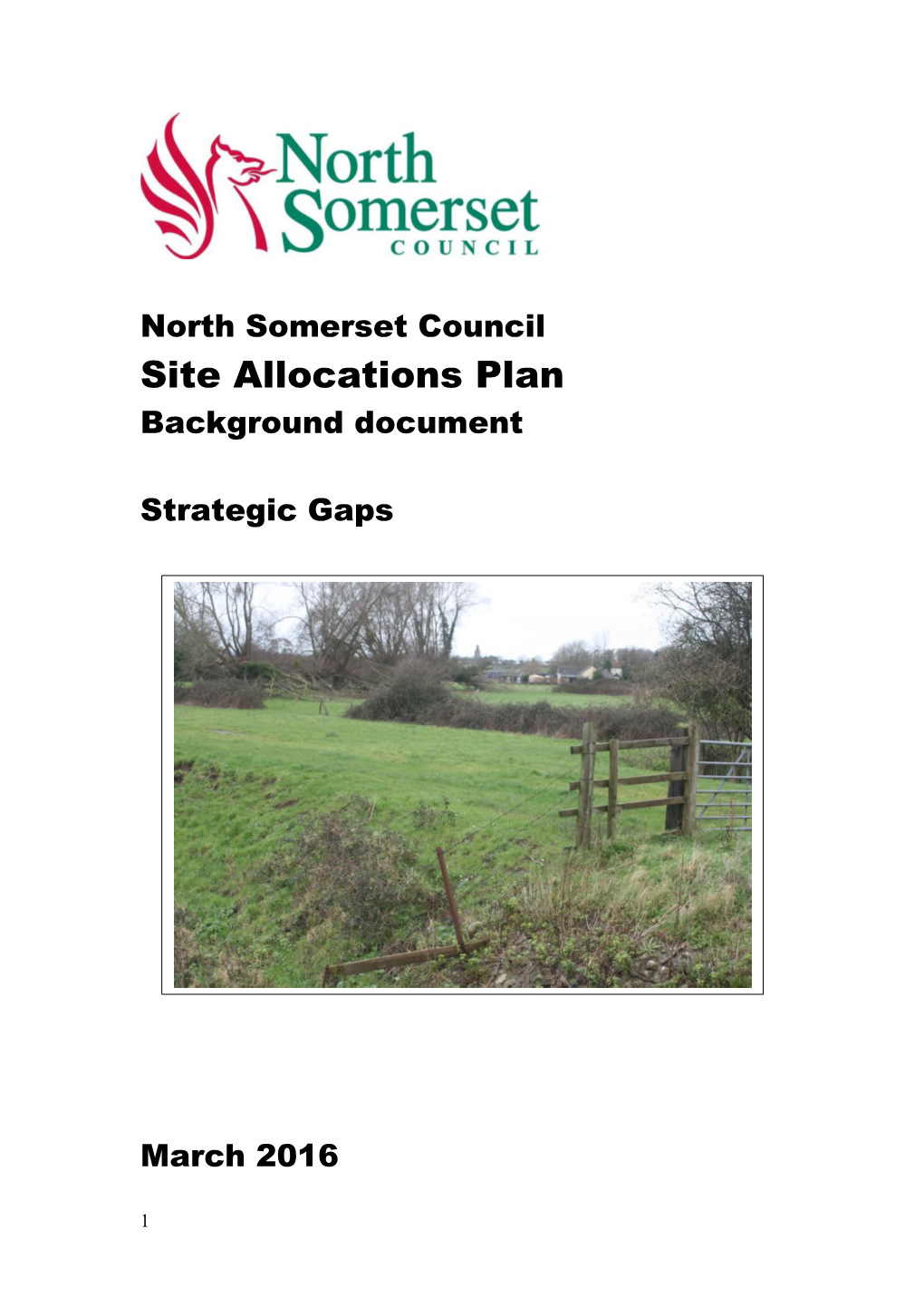 Site Allocations Plan Background Document