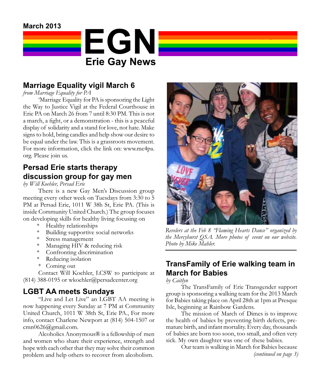 Egnerie Gay News