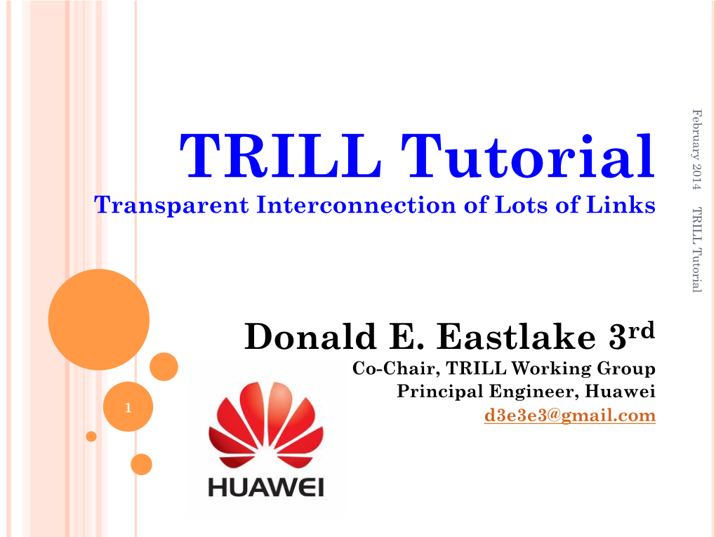 TRILL Tutorial