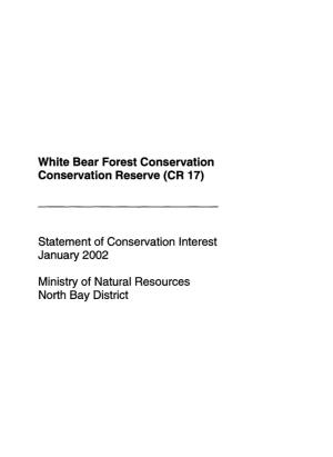 White Bear Forest Conservation Conservation Reserve (CR 17)