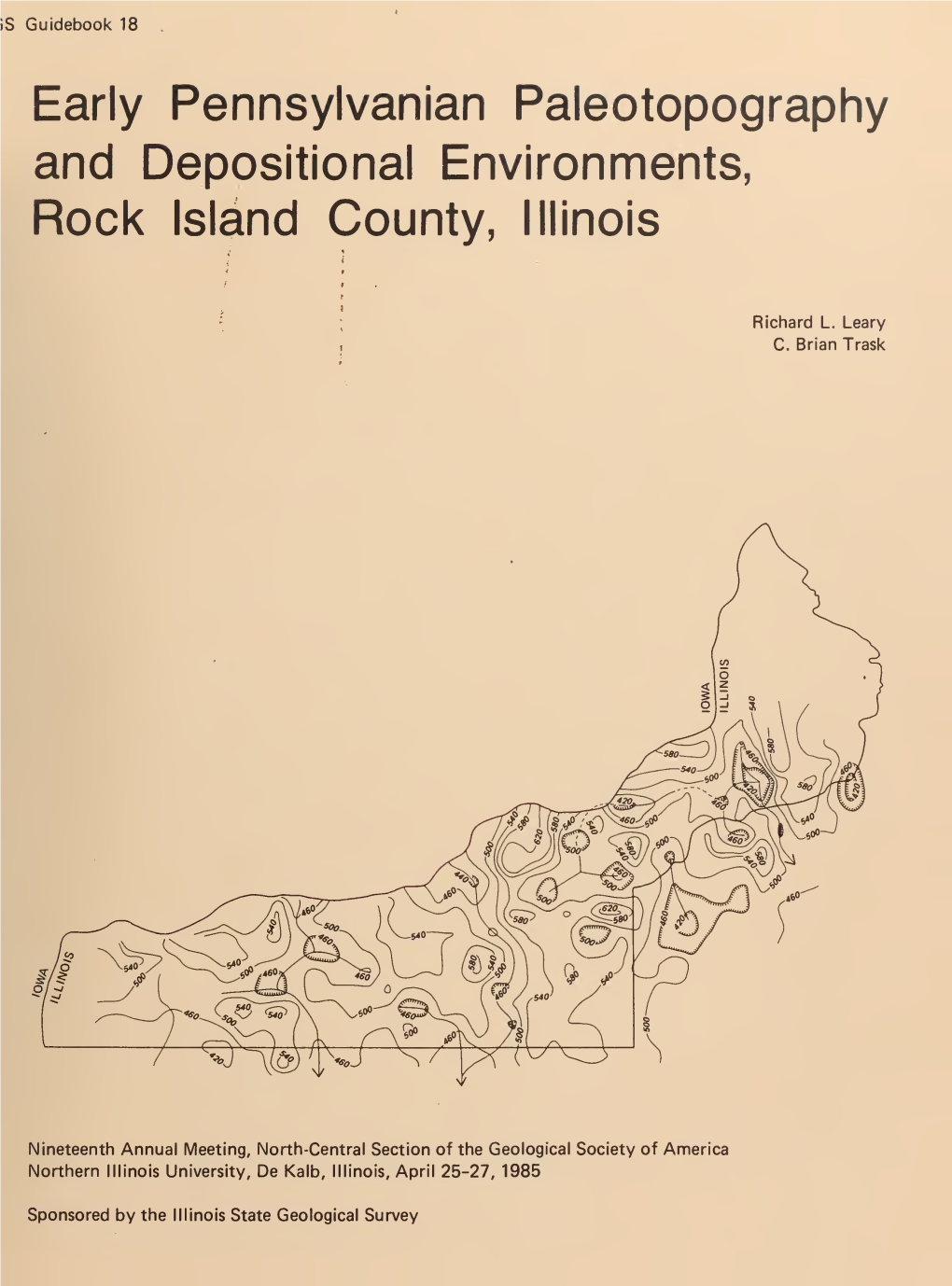 Early Pennsylvanian Paleotopography and Depositional Environments, Rock Island County, Illinois