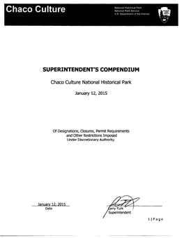 Superintendent's Compendium