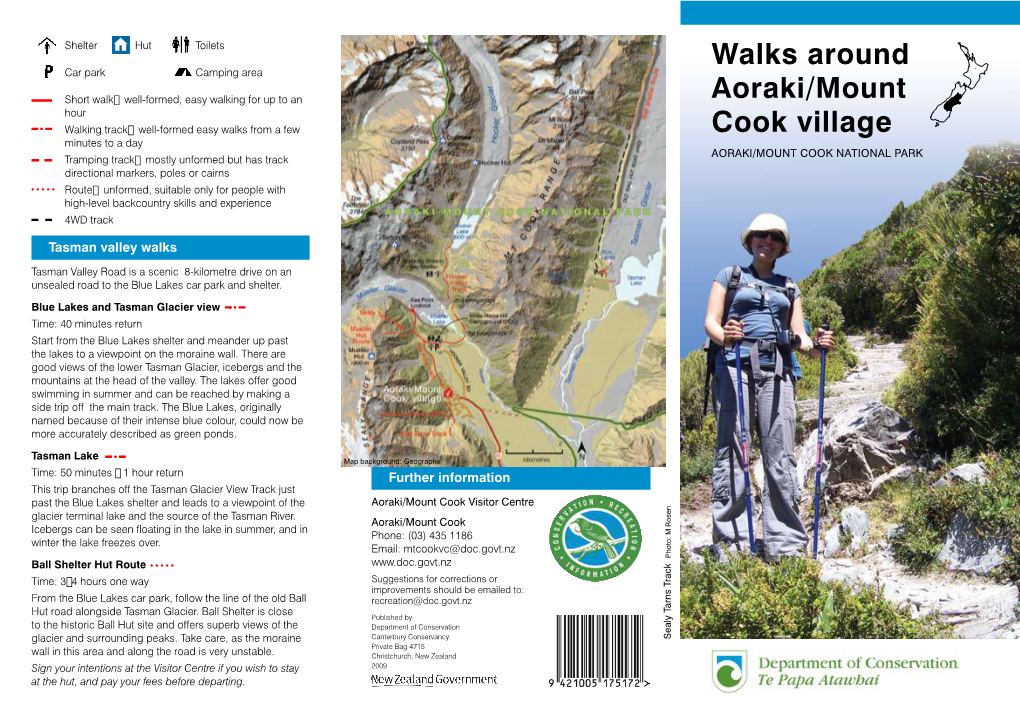 Walks Around Aoraki/Mount Cook Village