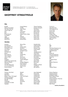 Geoffrey Streatfeild