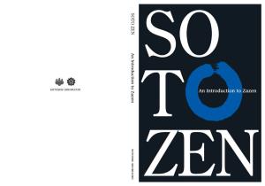 Soto Zen: an Introduction to Zazen