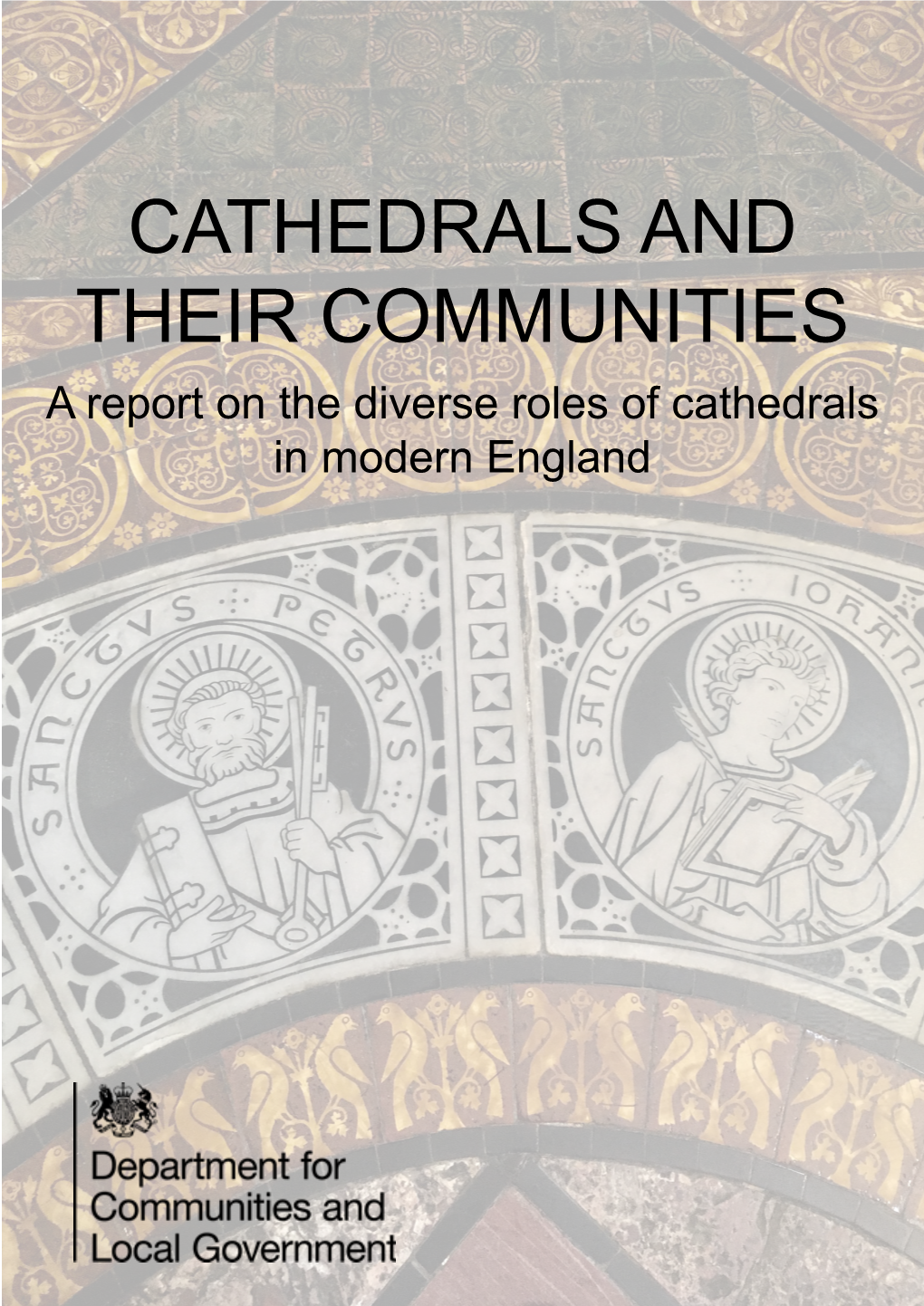 Cathedrals and Their Communities