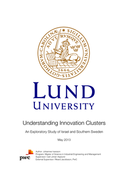 Understanding Innovation Clusters