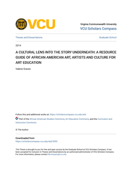 A Resource Guide of African American Art, Artists and Culture for Art Education