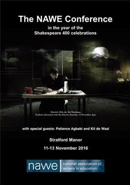 The NAWE Conference in the Year of the Shakespeare 400 Celebrations